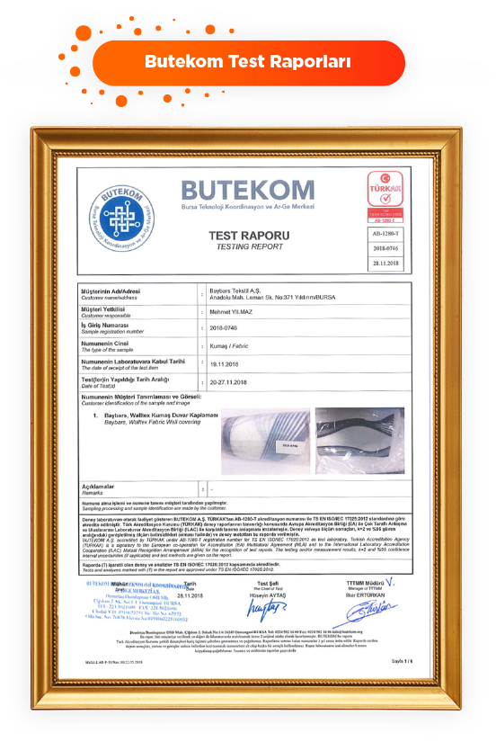 Butekom Test Raporları